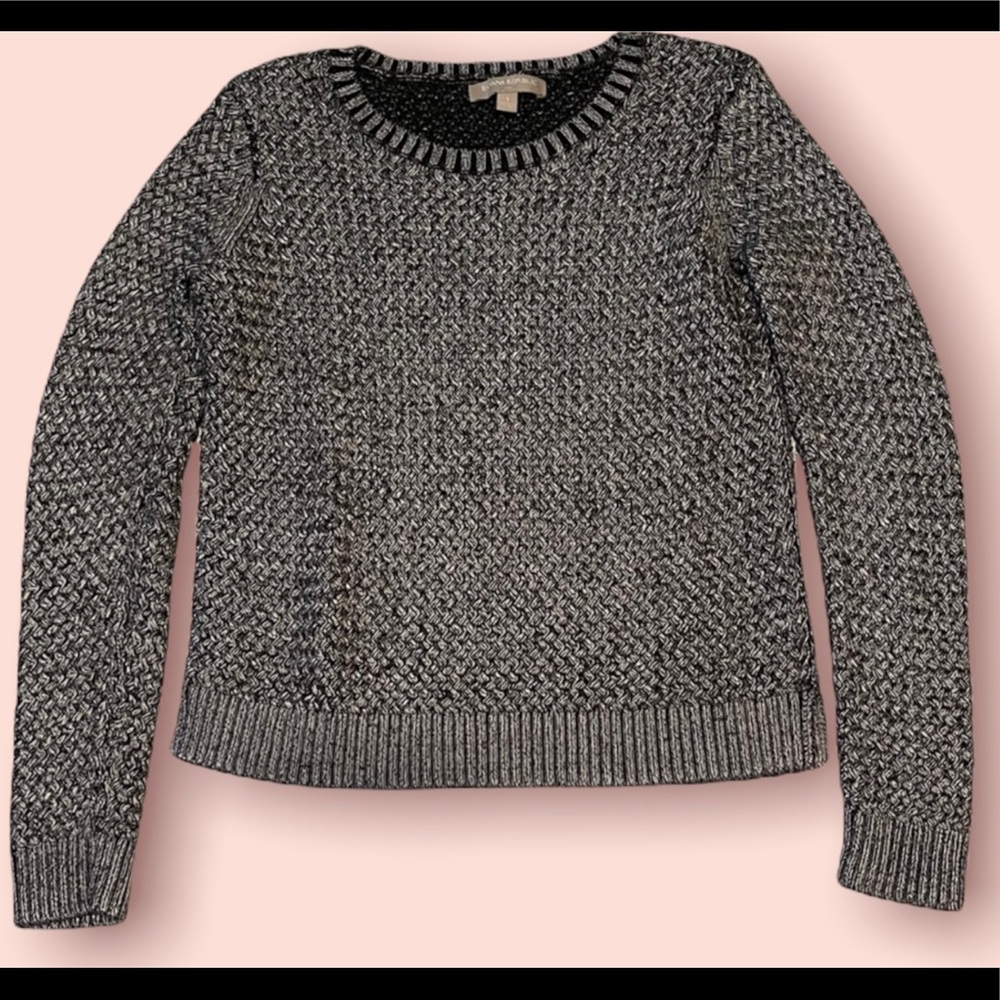 Banana Republic silver/gray knitted sweater